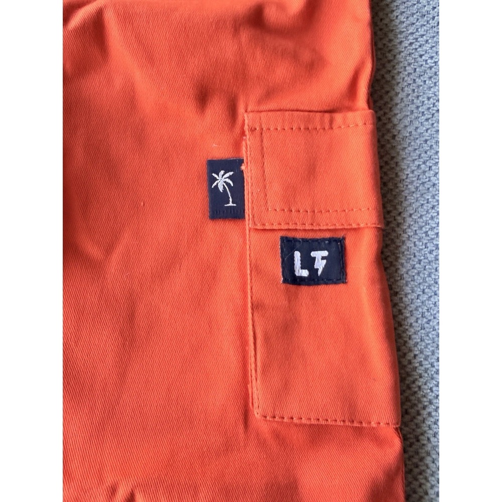 Little Trouble 2T Orange Cargo Joggers NWT Toddler Boys Streetwear Pants - Picture 2 of 5